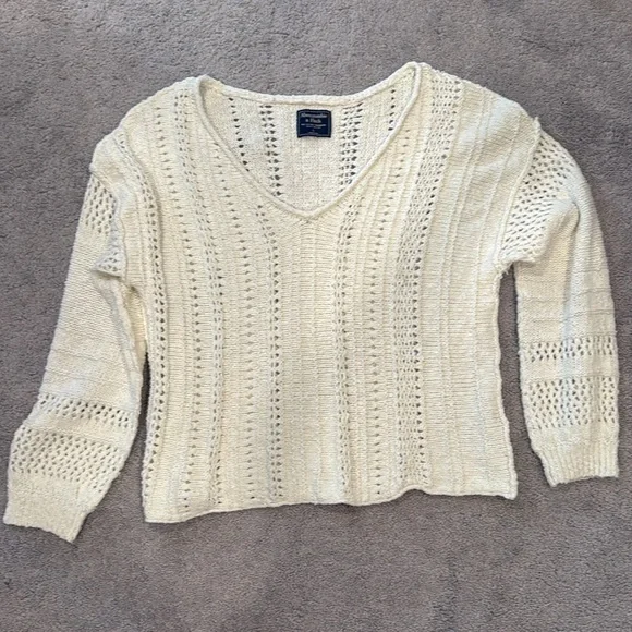 Abercrombie women sweater sz Large - Picture 3 of 3